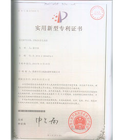 海南巢湖國力航標器材有限公司發(fā)明專利證書